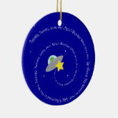 Ornement Rond En Céramique scintillement de scintillement peu d'ornement (Droite)