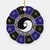 Ornement Rond En Céramique Scorpion (Dos)