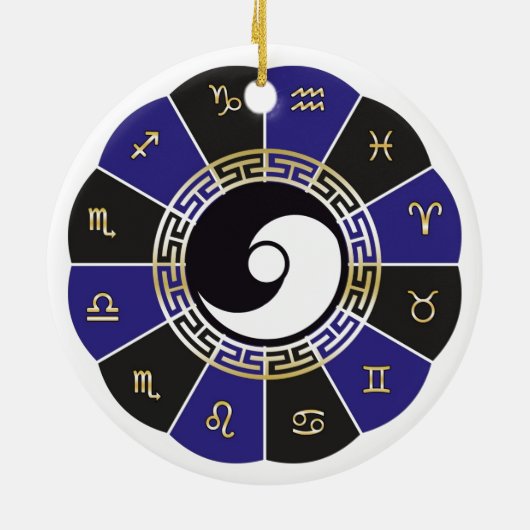 Ornement Rond En Céramique Scorpion (Dos)