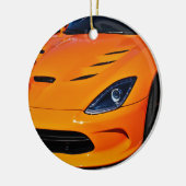 Ornement Rond En Céramique Serpent mordu (Gauche)