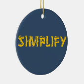 Ornement Rond En Céramique Simplifier (Droite)