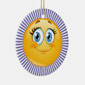 Ornement Rond En Céramique Smile - SRF (Droite)