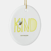 Ornement Rond En Céramique Soyez aimable - un mot positif (Droite)