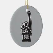 Ornement Rond En Céramique Sportz 2 (Droite)