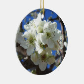 Ornement Rond En Céramique Spring Flowering Pear Tree (Droite)