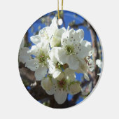 Ornement Rond En Céramique Spring Flowering Pear Tree (Gauche)