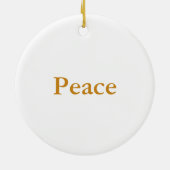 Ornement Rond En Céramique Symbole sikh (Dos)