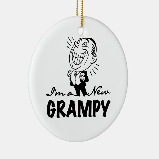 Ornement Rond En Céramique T-shirts et cadeaux Grampy (Droite)
