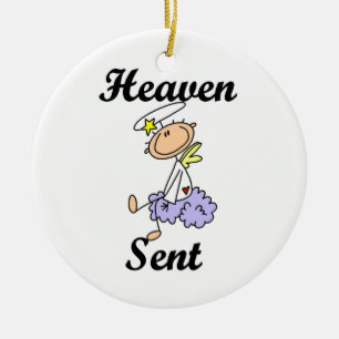 Ornement Rond En Céramique T-shirts et cadeaux Heaven Sent Angel