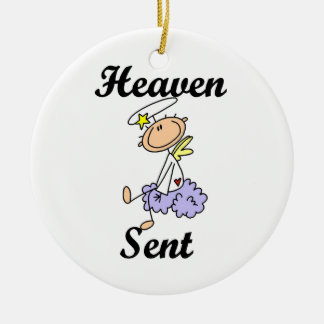 Ornement Rond En Céramique T-shirts et cadeaux Heaven Sent Angel