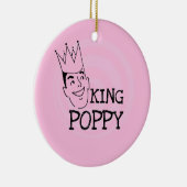 Ornement Rond En Céramique T-shirts et cadeaux King Poppy (Droite)