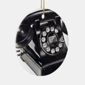 Ornement Rond En Céramique Téléphone - SRF (Droite)