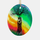 Ornement Rond En Céramique Terre (Droite)