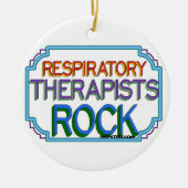 Ornement Rond En Céramique Thérapies respiratoires Rock (Devant)