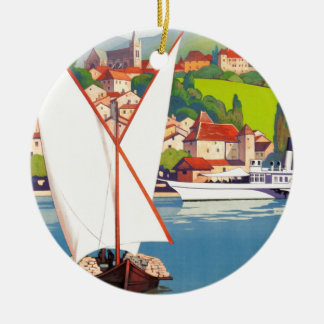 Ornement Rond En Céramique Thonon Les Bains Français Travel Europe