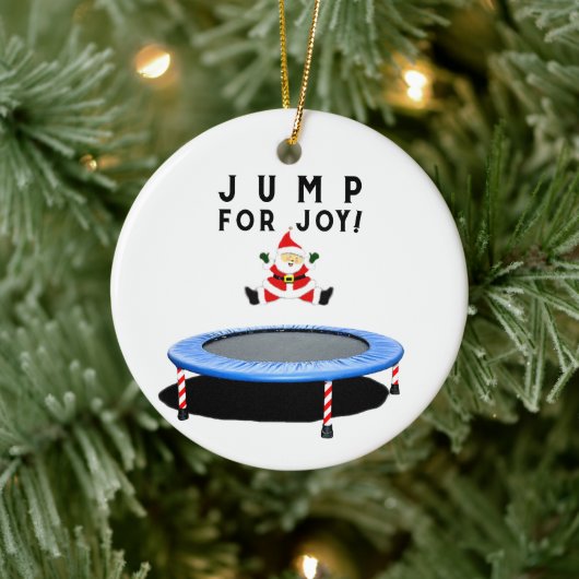 Ornement Rond En Céramique Trampoline Noël Collectif (Arbre)