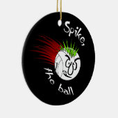 Ornement Rond En Céramique Transitoire, la boule (Droite)