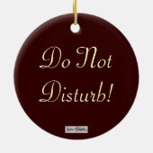 Ornement Rond En Céramique Trois singes sages (Dos)