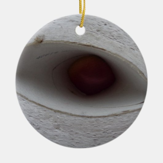 Ornement Rond En Céramique trou en forme d'oeil, en papier (Devant)