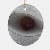 Ornement Rond En Céramique trou en forme d'oeil, en papier (Gauche)