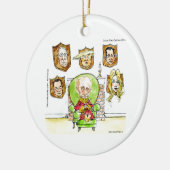 Ornement Rond En Céramique Trump Is Poutine (Gauche)