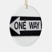 Ornement Rond En Céramique Un signe de manière (Droite)