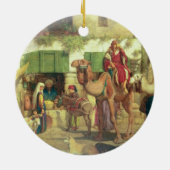 Ornement Rond En Céramique Une rue à Jérusalem, 1867 (Dos)