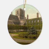 Ornement Rond En Céramique Université de Jésus, Cambridge, Angleterre (Gauche)