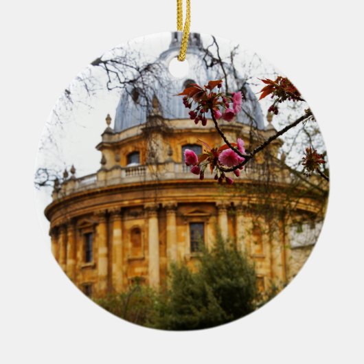 Ornement Rond En Céramique Université d'Oxford (Devant)