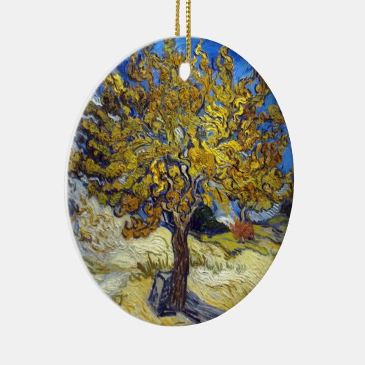 Ornement Rond En Céramique Van Gogh Mulberry Tree Art impressionniste (Droite)