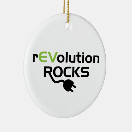 Ornement Rond En Céramique Véhicules électriques Rocks - EV (Droite)