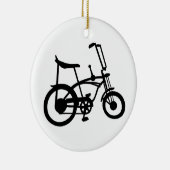 ORNEMENT ROND EN CÉRAMIQUE VÉLO CLASSIQUE 60'S SCHWINN STINGRAY (Droite)