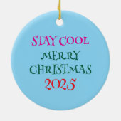 Ornement Rond En Céramique Ventilateur électrique rétro (Dos)