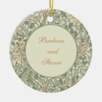 Vert doux Vintage William Morris Honeysuckie