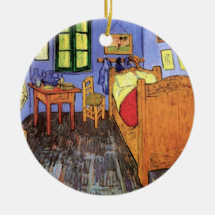 Ornement Rond En Céramique Vincent Van Gogh - La Chambre à Arles Beaux-Arts
