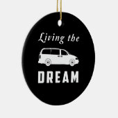 Ornement Rond En Céramique Vivant le rêve (Droite)