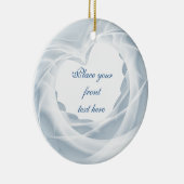 Ornement Rond En Céramique Voile de naissance (Droite)