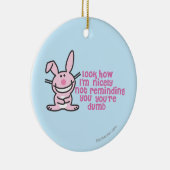 Ornement Rond En Céramique Vous êtes muets (Droite)