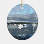 ORNEMENT ROND EN CÉRAMIQUE VUES DES ALLES (Gauche)