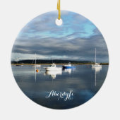 ORNEMENT ROND EN CÉRAMIQUE VUES DES ALLES (Dos)