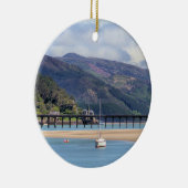 ORNEMENT ROND EN CÉRAMIQUE VUES DES ALLES (Droite)