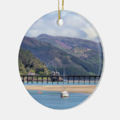 ORNEMENT ROND EN CÉRAMIQUE VUES DES ALLES (Gauche)