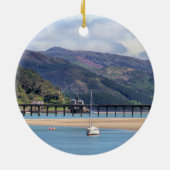 ORNEMENT ROND EN CÉRAMIQUE VUES DES ALLES (Dos)