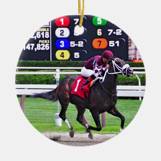 Ornement Rond En Céramique Waco avec Jose Ortiz (Devant)