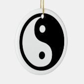 Ornement Rond En Céramique Yin Yang (Droite)