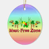 Ornement Rond En Céramique Zone sans viande (Gauche)