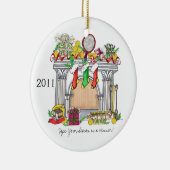 Ornement rond, mantel de tennis, 2011 (Droite)