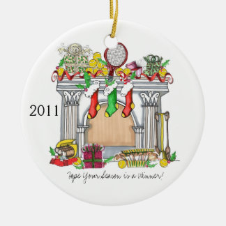 Ornement rond, mantel de tennis, 2011