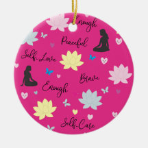 Ornement Rond Rose | Motif Floral de Force Intérie