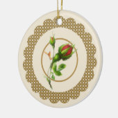 Ornement Rose de chou (Gauche)